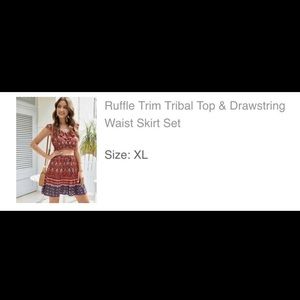 Matching Skirt and Tub top